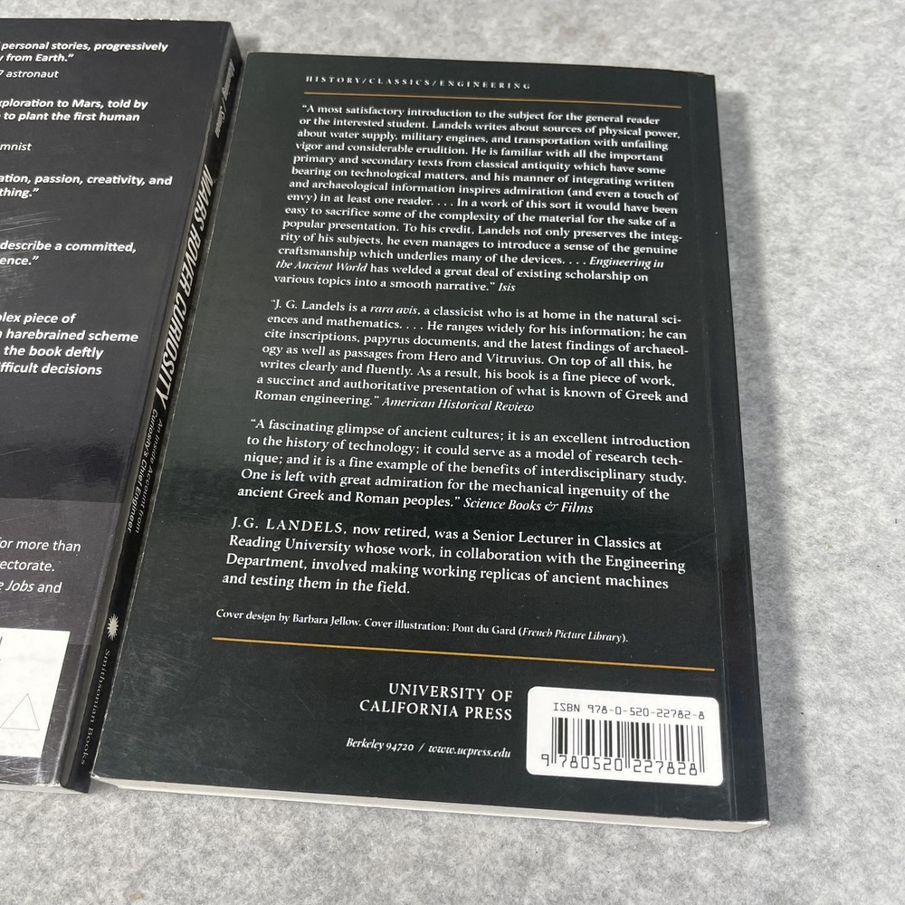 Mars Rover Curiosity & Engineering In The Ancient World Science Lot 2 PB Books - Picture 11 of 11
